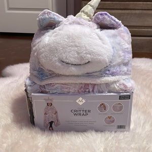 Unicorn Cozy Critter Wrap